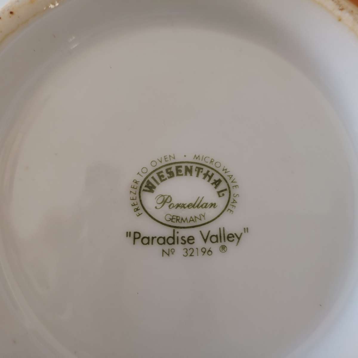 The Wiesenthal Paradise Valley 2142 Porcelain Large Fruit Dish Bowl