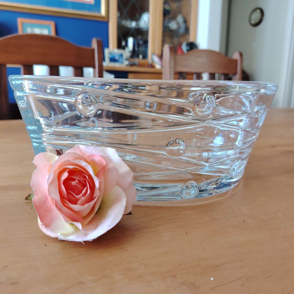 Bohemia Crystal Glass Labyrinth Large Bowl
