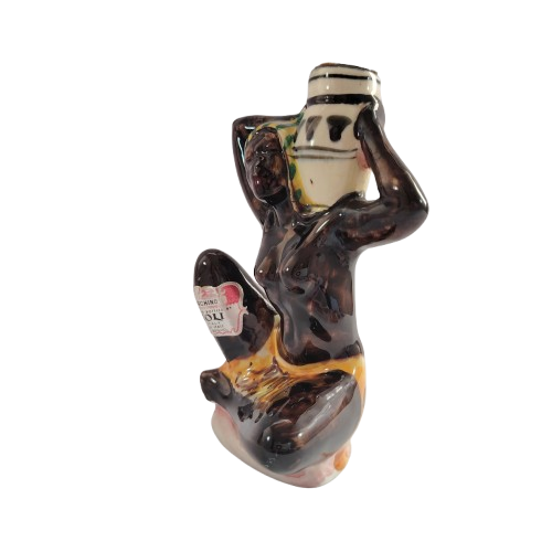Italian Made African Woman Maraschino Liqueur Bottle