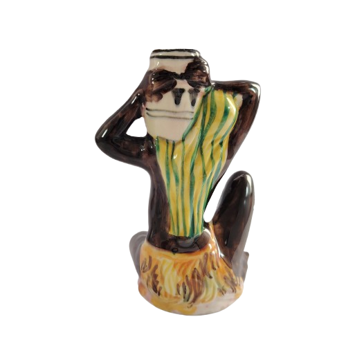 Italian Made African Woman Maraschino Liqueur Bottle