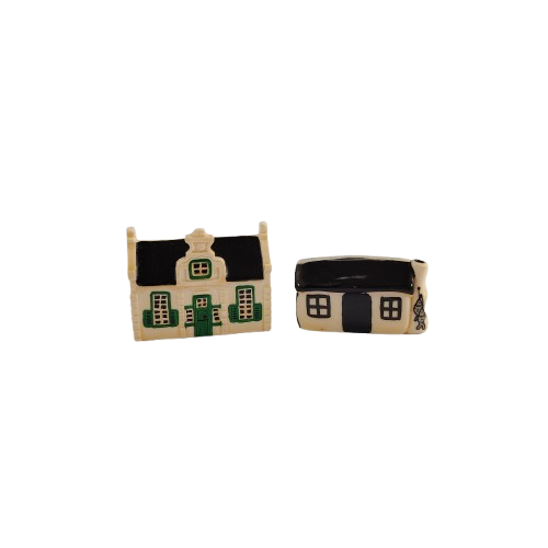 Two Miniature Houses Cottages
