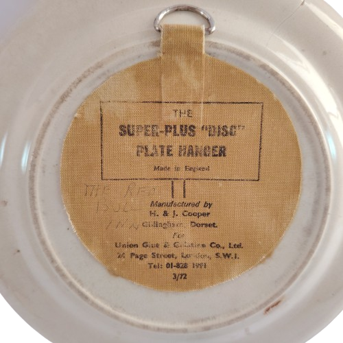 Early Prattware Plate The Red Bull Inn with cattle and sheep