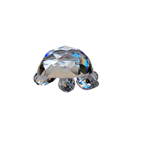 Swarovski Crystal Large Tortoise Turtle Endangered Species