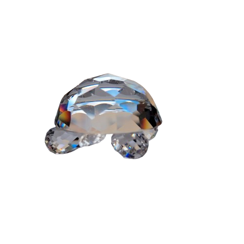 Swarovski Crystal Large Tortoise Turtle Endangered Species