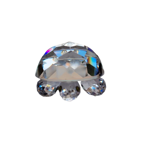 Swarovski Crystal Large Tortoise Turtle Endangered Species