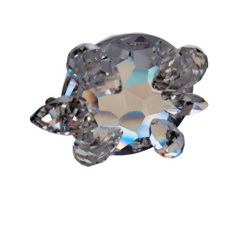 Swarovski Crystal Large Tortoise Turtle Endangered Species
