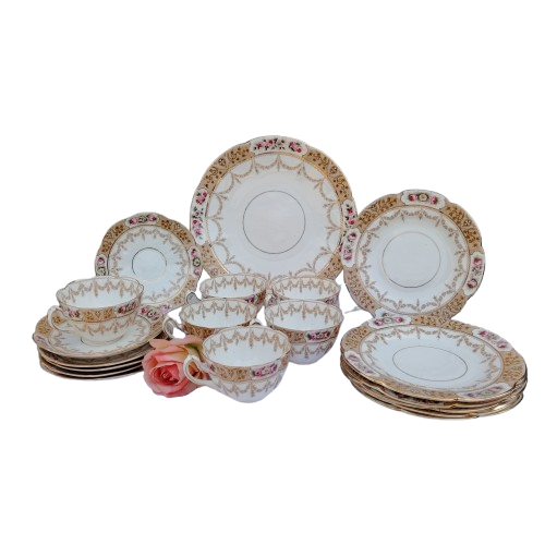 Antique Fine Bone China Tea Set England
