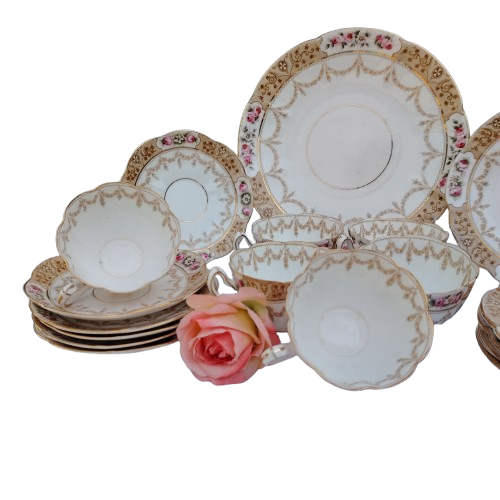Antique Fine Bone China Tea Set England