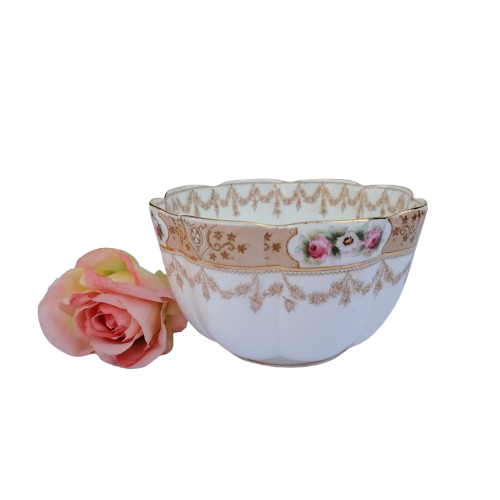 Antique Fine Bone China Sugar Bowl England