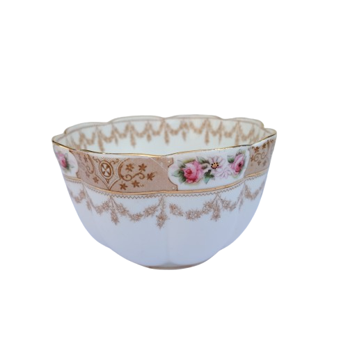 Antique Fine Bone China Sugar Bowl England