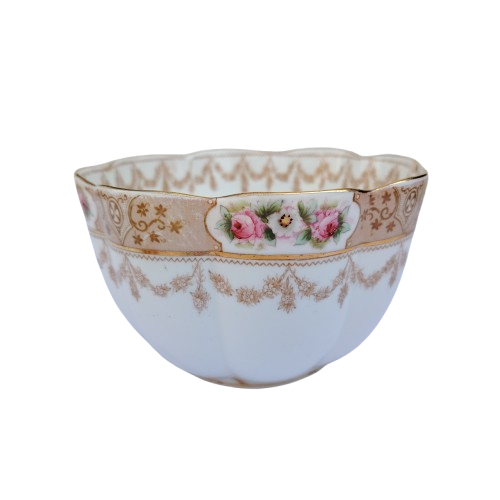 Antique Fine Bone China Sugar Bowl England
