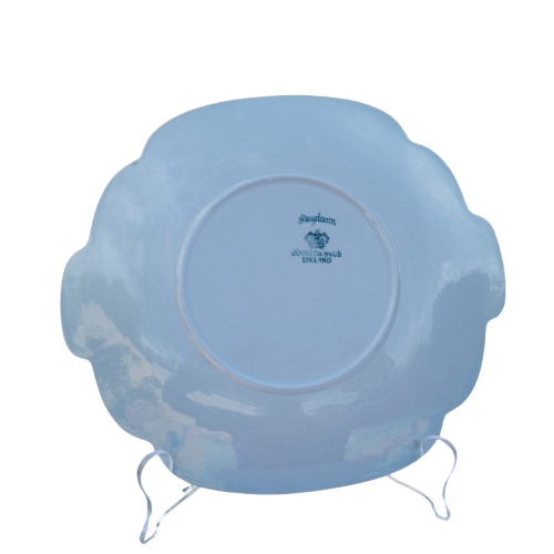 Johnson Brothers Greydawn Pattern Grey-Blue Cale Plate