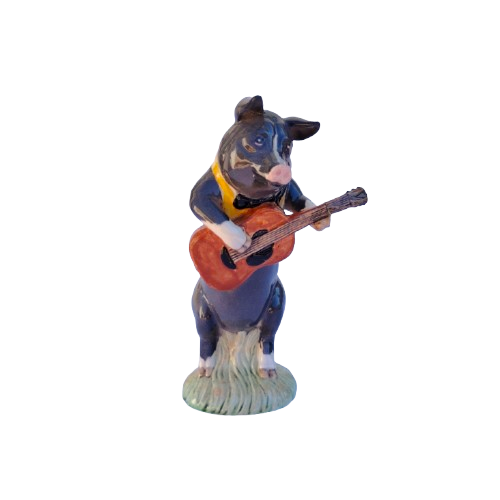 Beswick Pig Prom Christopher The Guitar Player Figurine Model PP9