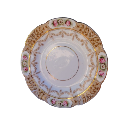 Antique Fine Bone China Set of 6 Trio's