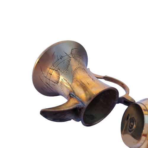 Dallah Indian Middle Eastern Small Miniature Brass Coffee Pot