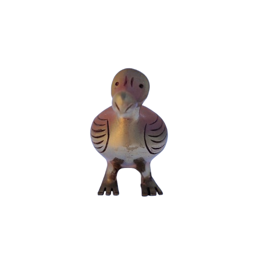 Vintage Solid Brass Dodo Bird Ornament Figurine 1950's