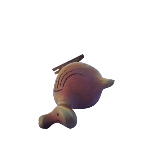 Vintage Solid Brass Dodo Bird Ornament Figurine 1950's