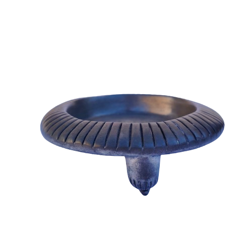 Vintage Carrol Boyes  3 - Footed Pewter Large Candle Holder