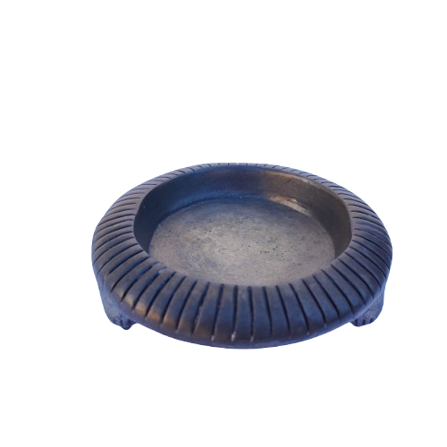 Vintage Carrol Boyes  3 - Footed Pewter Large Candle Holder