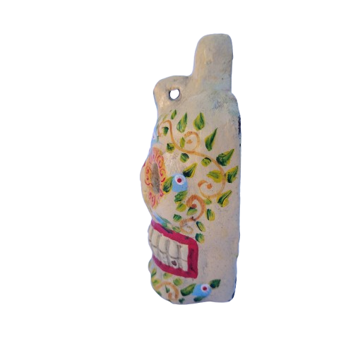 Mexican Pottery skull Head Day of the Dead