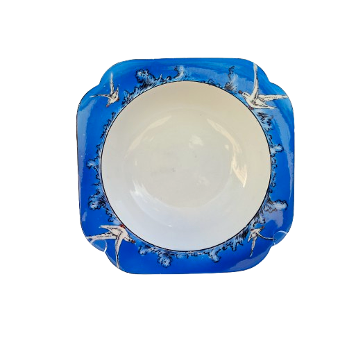 Gresley Green & Co Art Deco china bowl Seagull birds