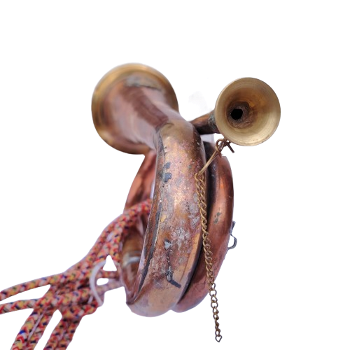 Vintage Ontario Regiment Bugle reproduction Horn Brass Copper