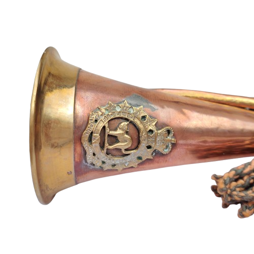 Vintage Ontario Regiment Bugle reproduction Horn Brass Copper