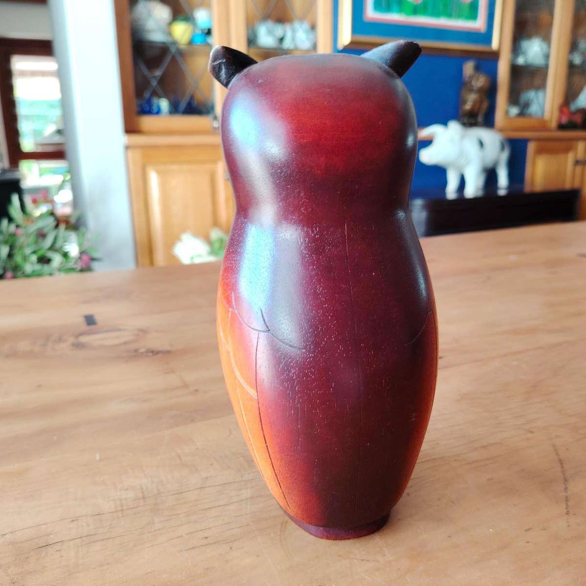 Feathers of Knysna carved and hand painted Owl Ltd Bird