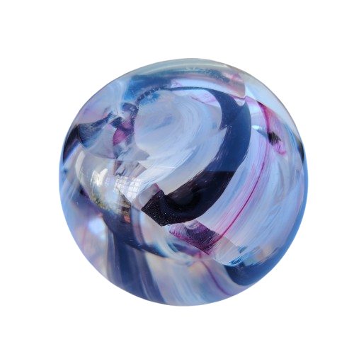 Caithness Glass Paperweight Large Ribbon Design
