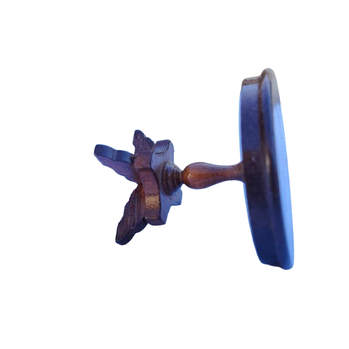 Original vintage wooden doll furniture round table