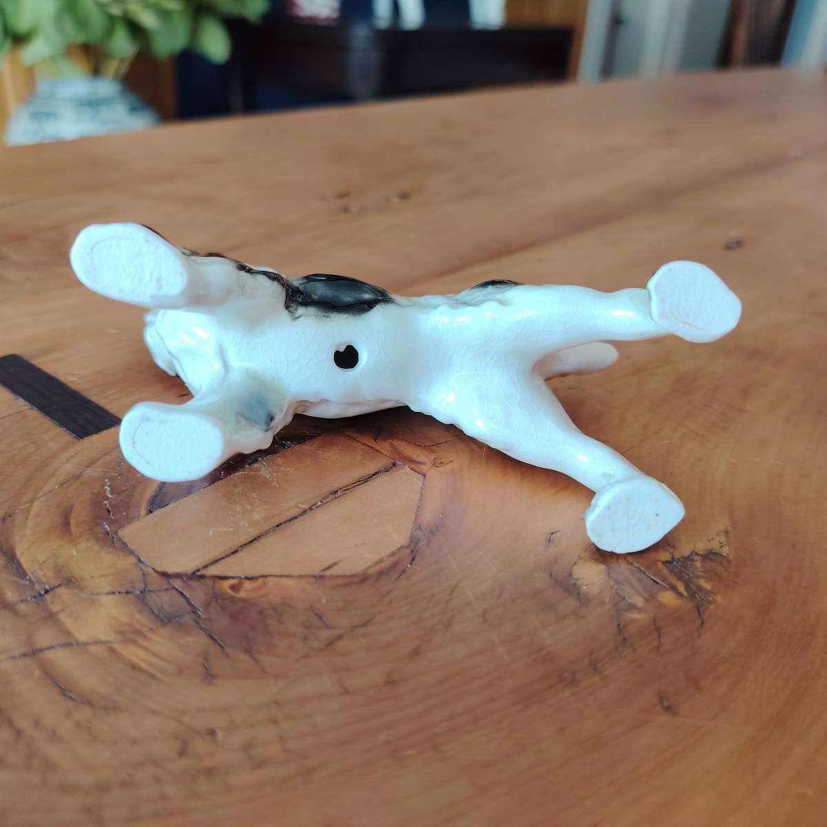 Vintage Porcelain Spaniel Dog Figurine