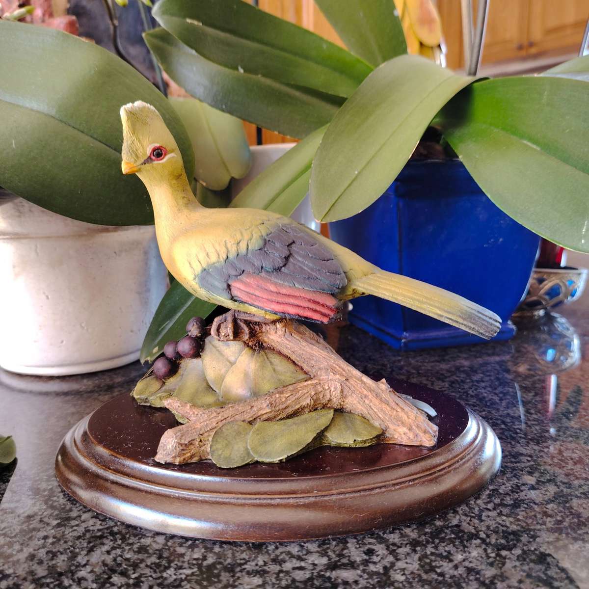 Limited edition Silkwood on Knysna Trust Knysna Lourie figurine