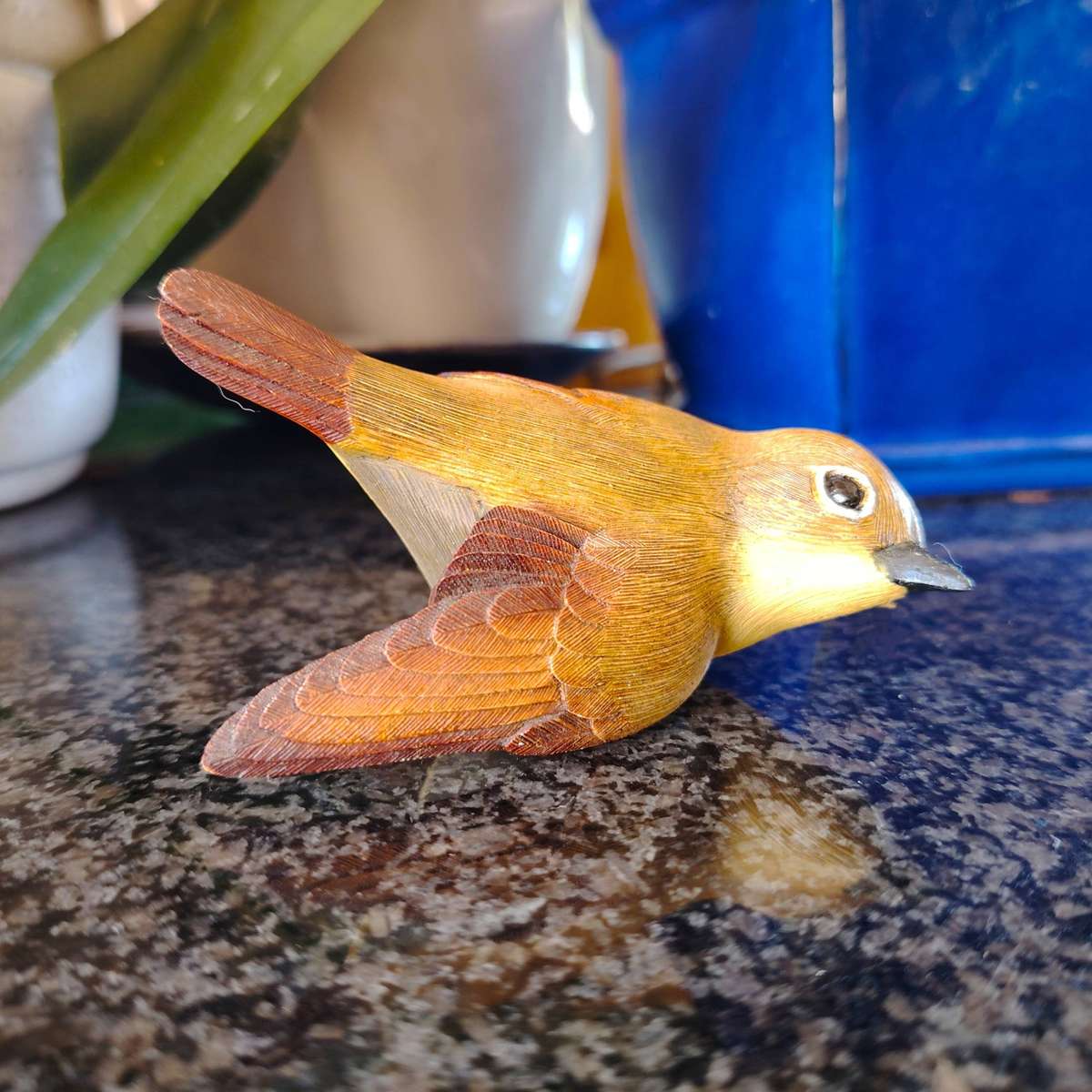 Feathers of Knysna Friends Common Yellowthroat Bird Figurine