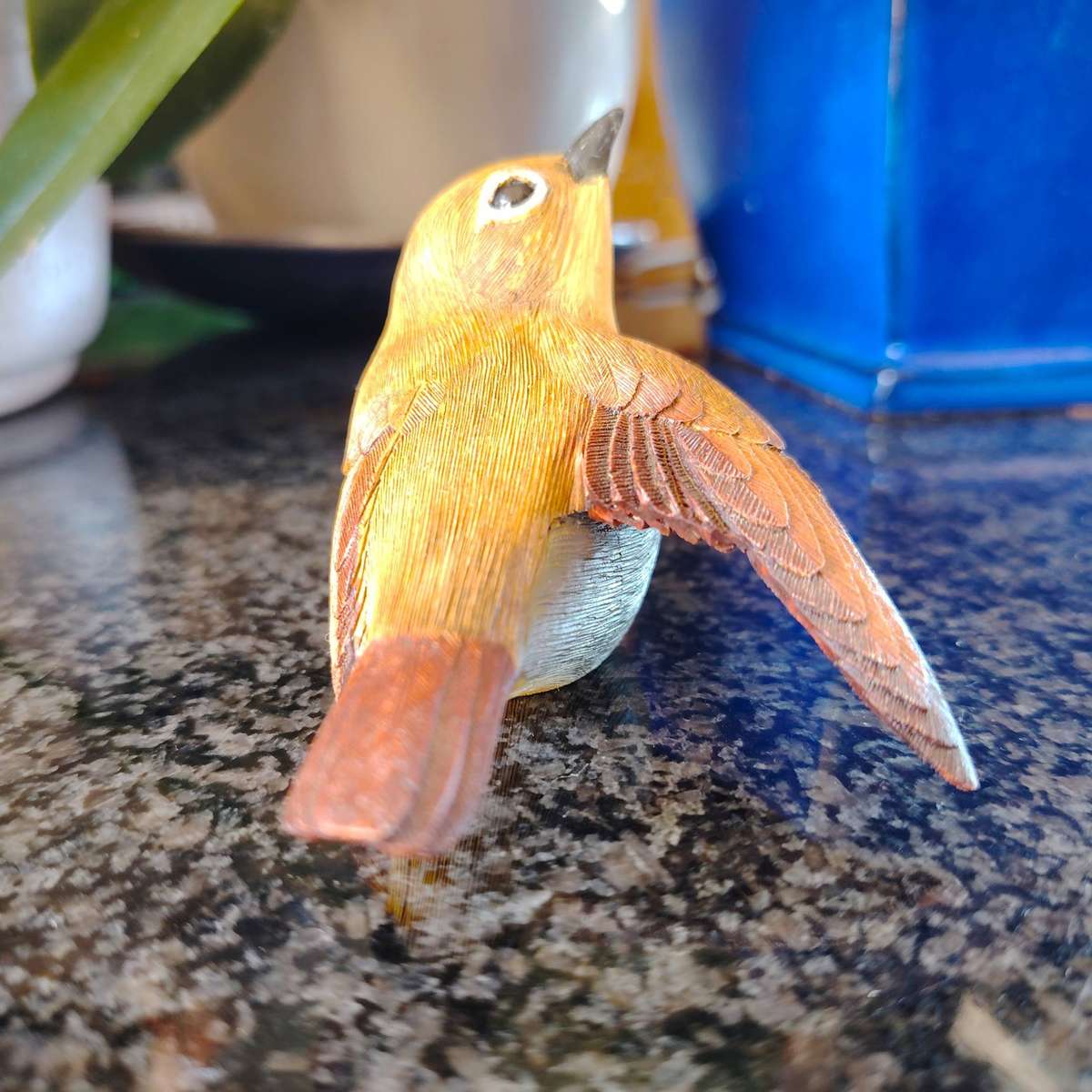Feathers of Knysna Friends Common Yellowthroat Bird Figurine