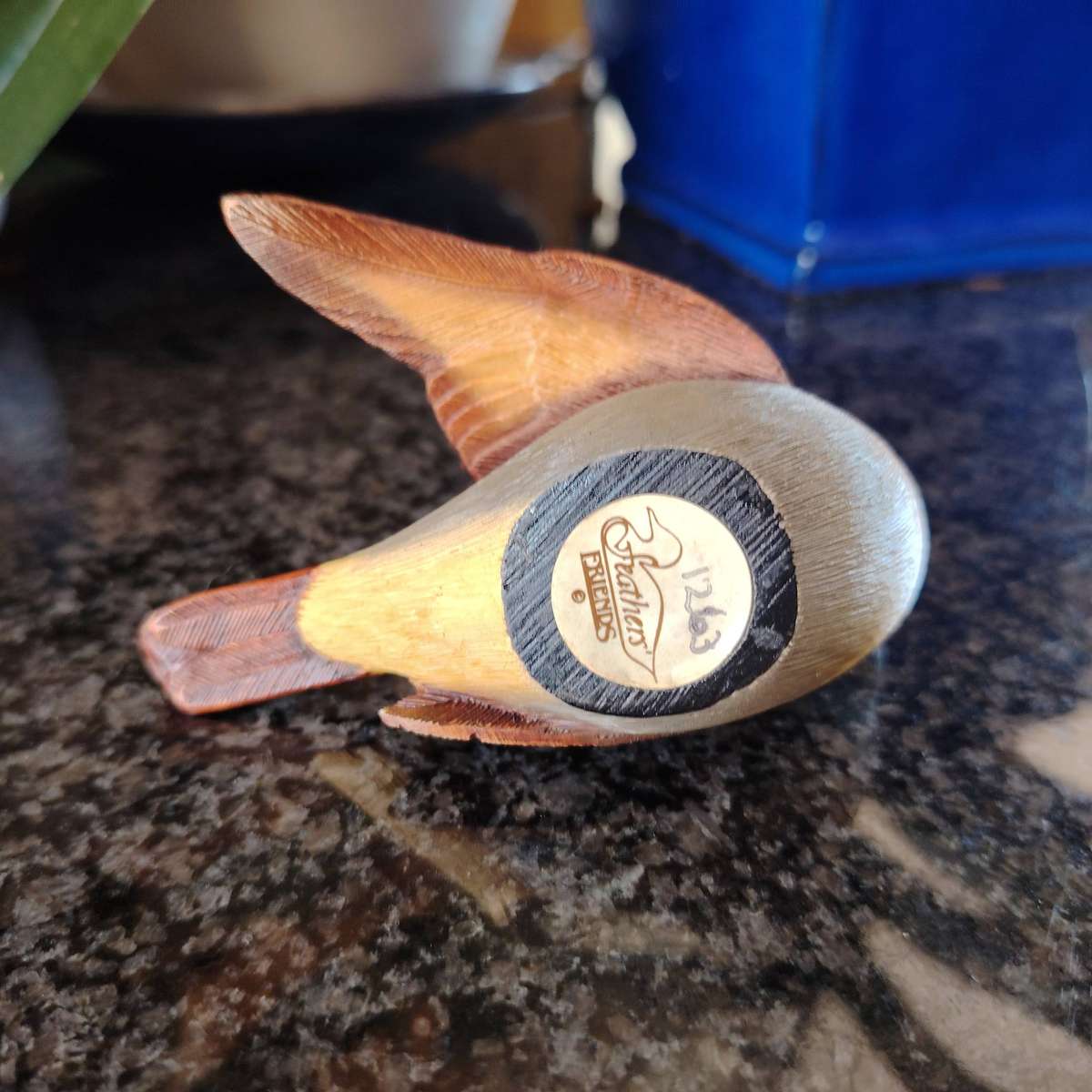 Feathers of Knysna Friends Common Yellowthroat Bird Figurine