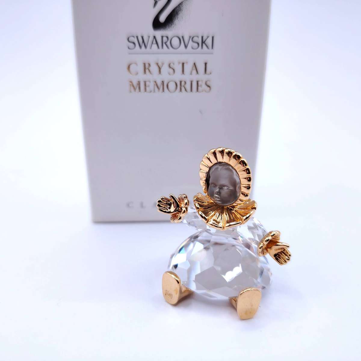 Swarovski Crystal Memories Moments Doll 18c Gold Plated