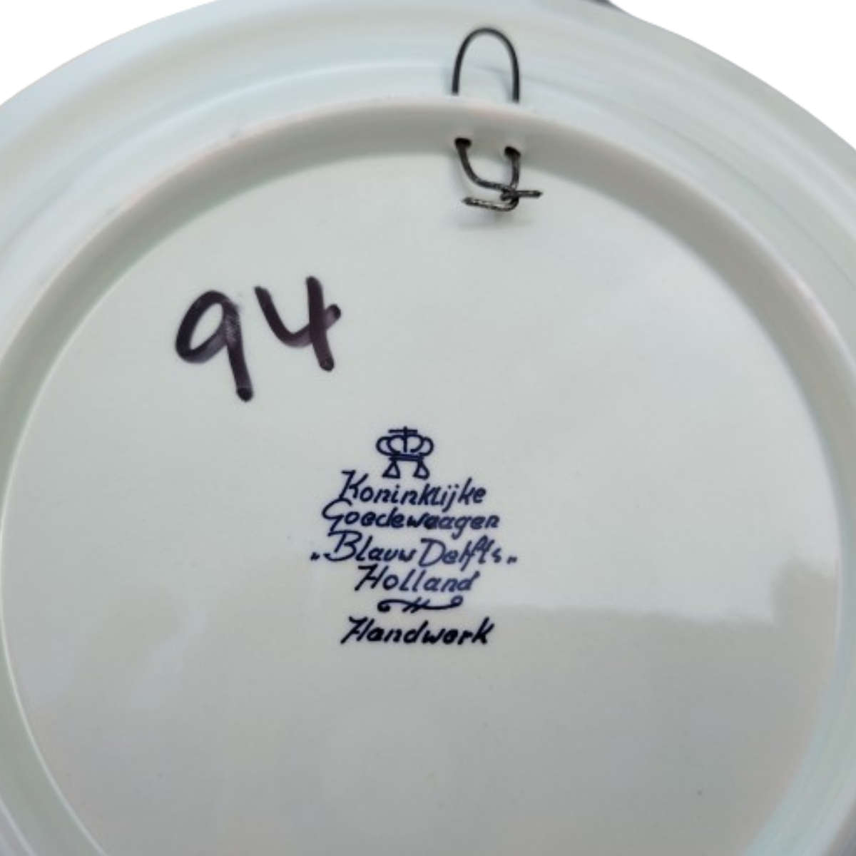 Koninklijke Goedewaagen Blauw Delft Plate