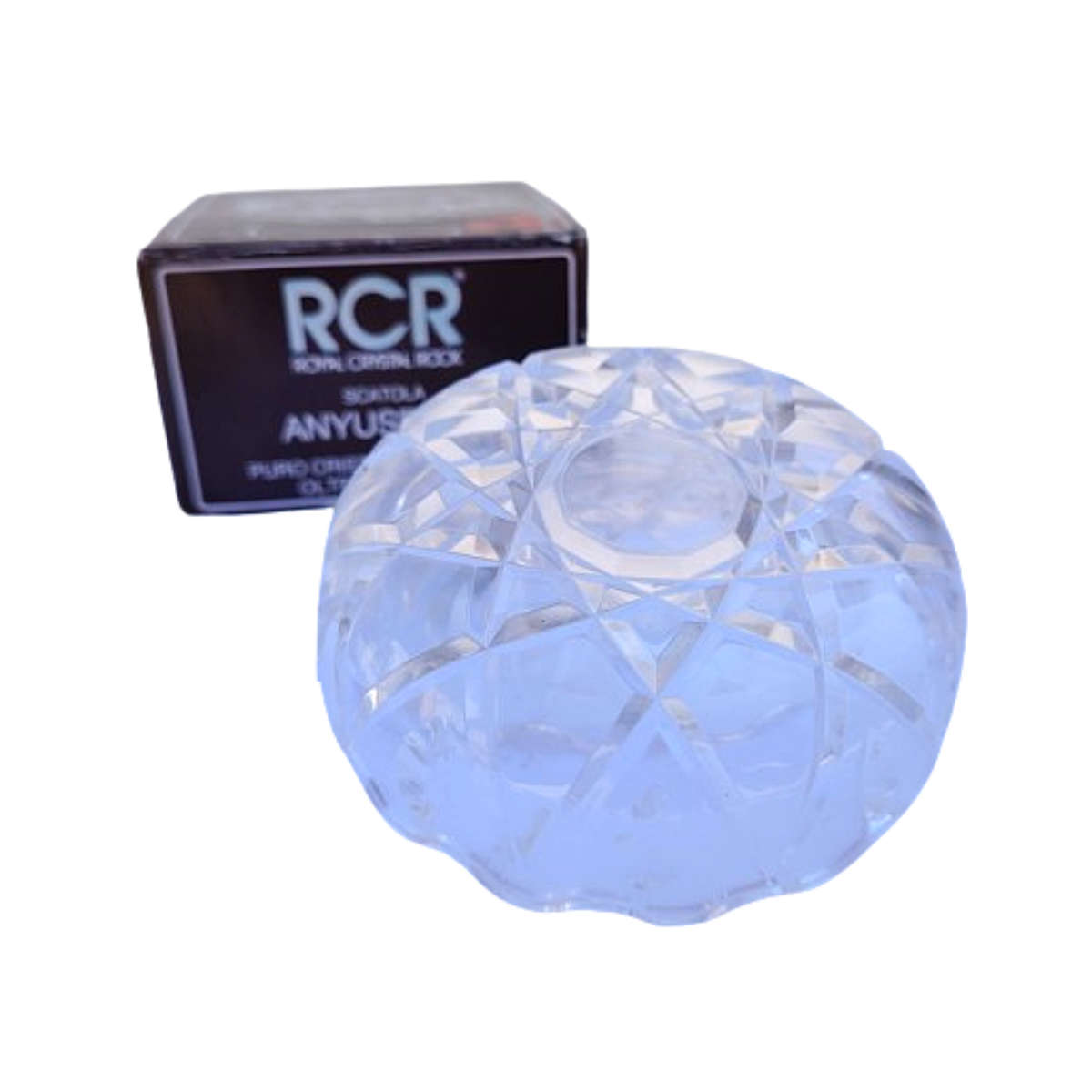 Royal Crystal Rock RCR 24% Crystal Lidded Dish