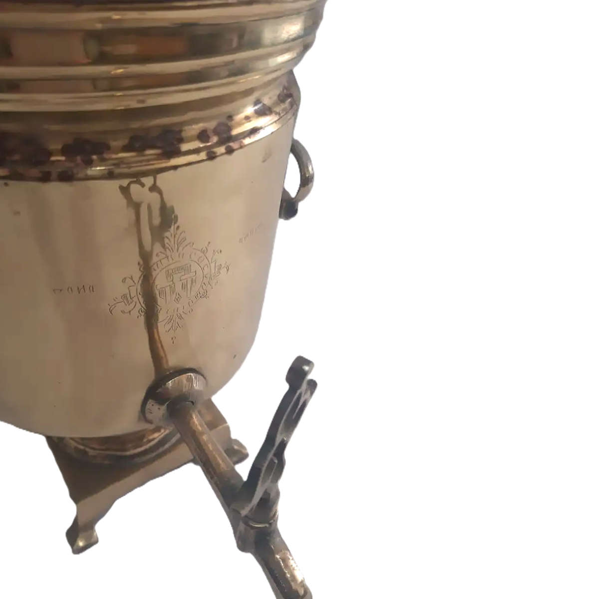 Imperial Russian Brass Samovar 1920s - 1930s