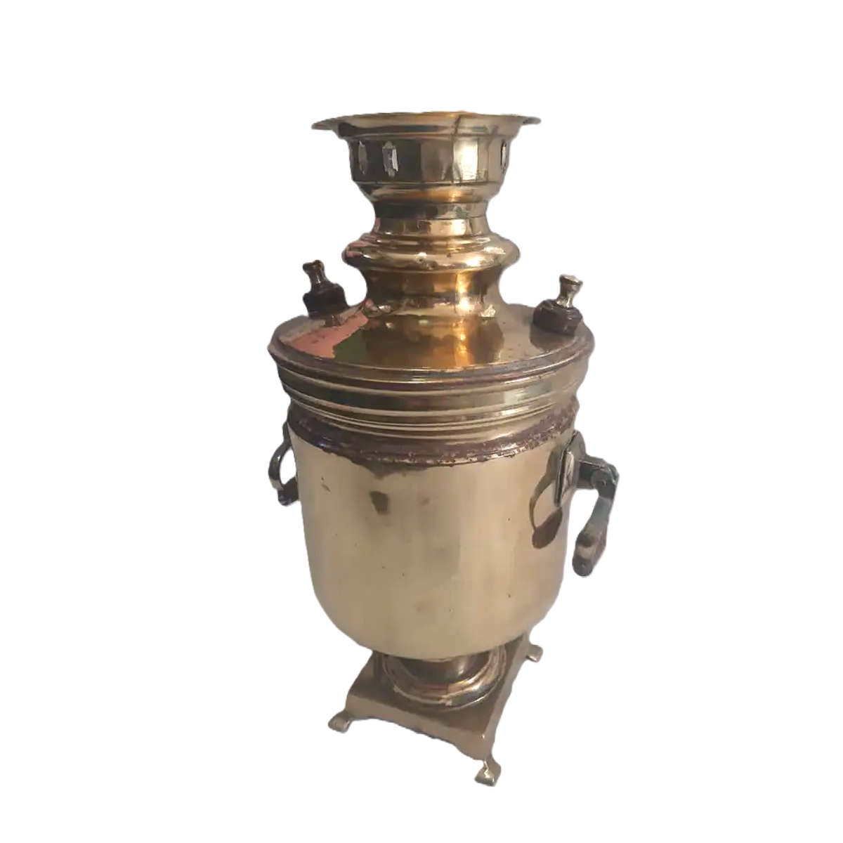 Imperial Russian Brass Samovar 1920s - 1930s
