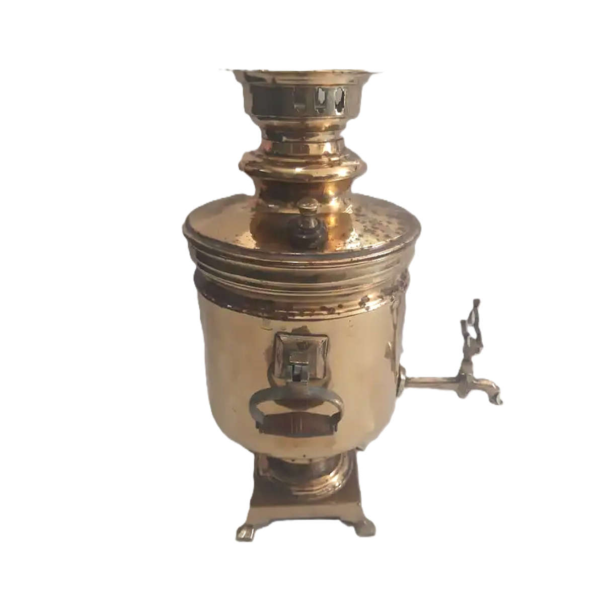 Imperial Russian Brass Samovar 1920s - 1930s