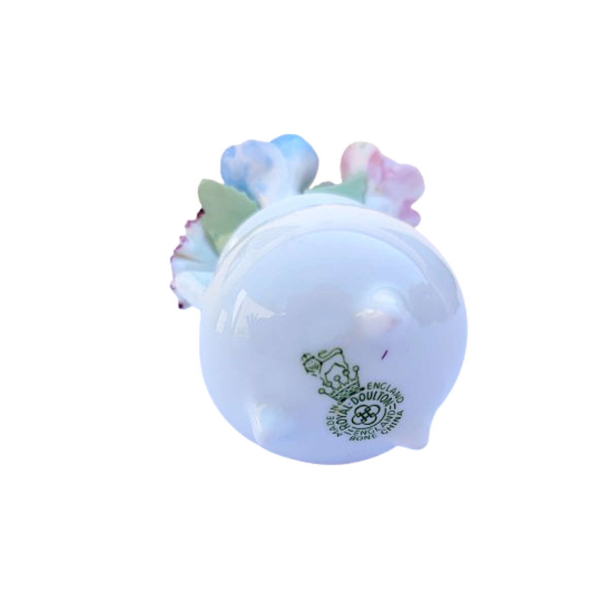 Royal Doulton pot of Porcelain Pretty Flowers