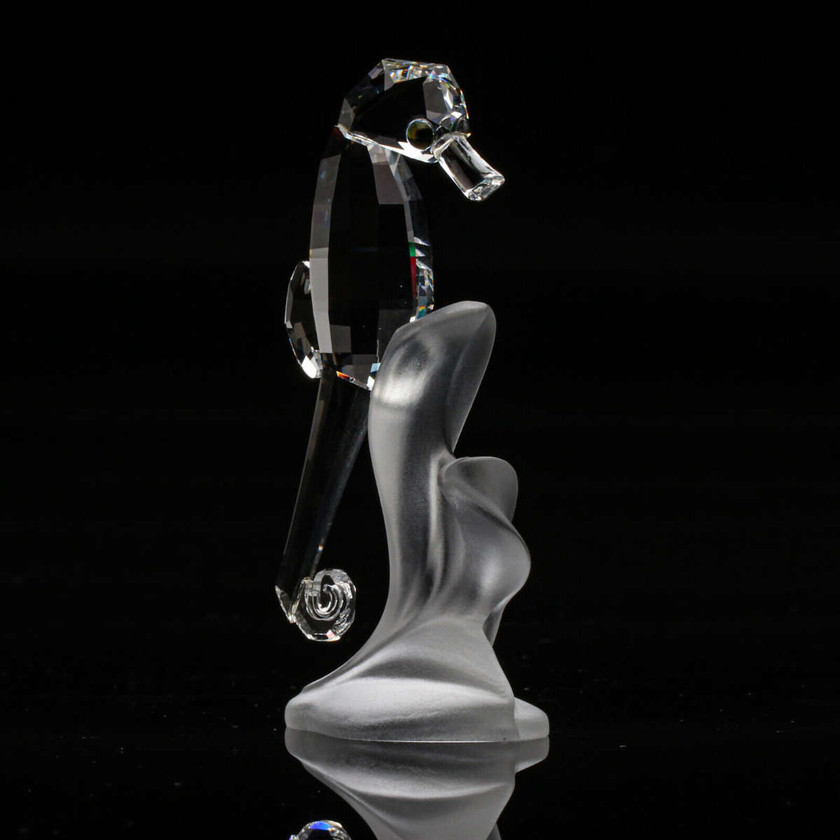 Swarovski Crystal Figurine Seahorse South Sea Aquatic Worlds