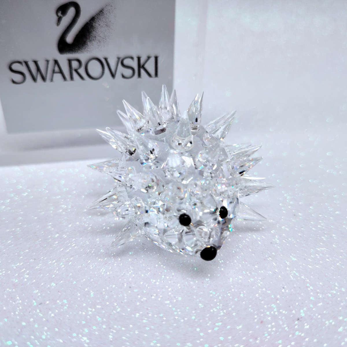 Swarovski Crystal Medium Oval Hedgehog no Whiskers
