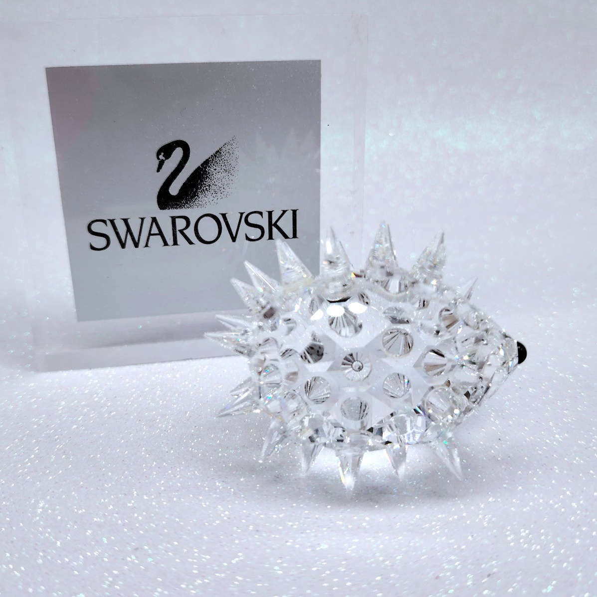 Swarovski Crystal Medium Oval Hedgehog no Whiskers