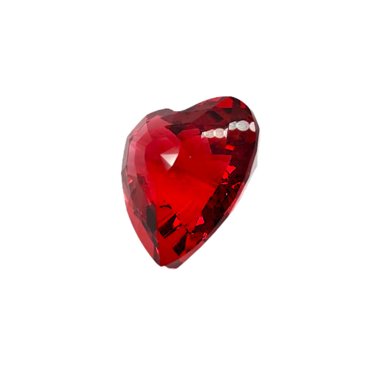 Swarovski Silver Crystal Retired  Red Heart