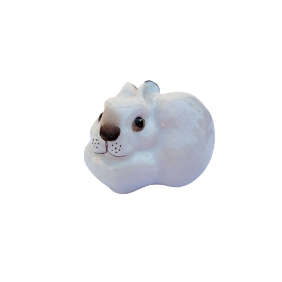 Lomonosov USSR Porcelain White Snow Bunny Rabbit