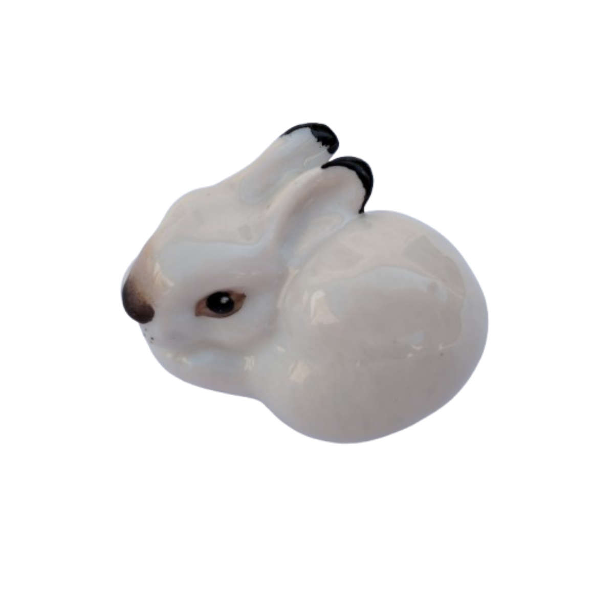 Lomonosov USSR Porcelain White Snow Bunny Rabbit