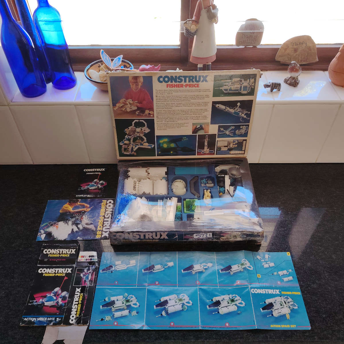 Fisher-Price Construx Action Space 0587 | 1984 Vintage Building System