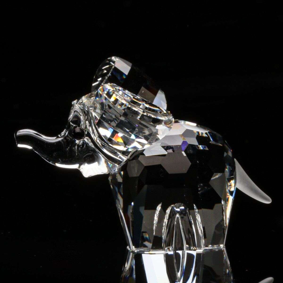 Swarovski Silver Crystal Animal Baby Elephant African Wildlife